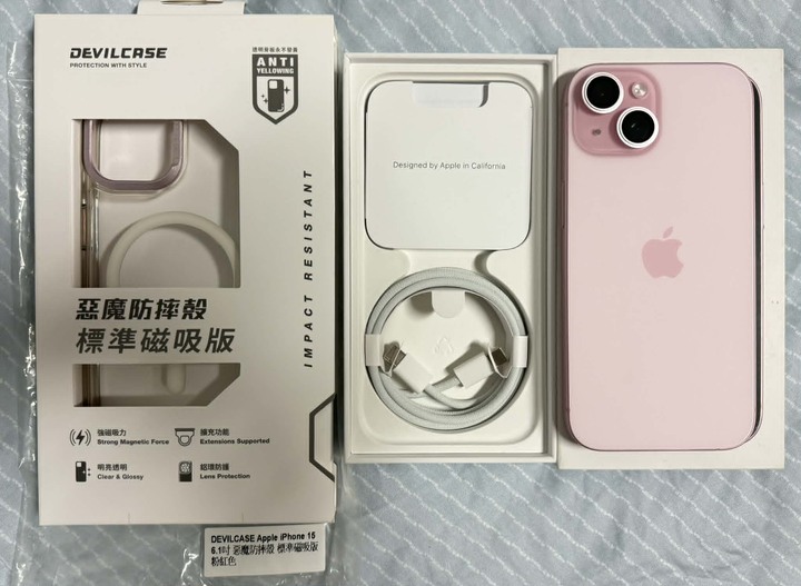 售 9.8成新 iPhone 15 256G 粉色