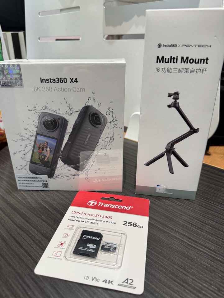 全新Insta360 x4套組