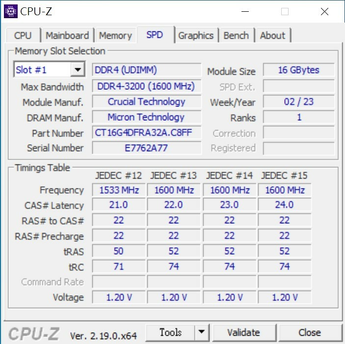 桌上型記憶體 美光 DDR4 3200 16G