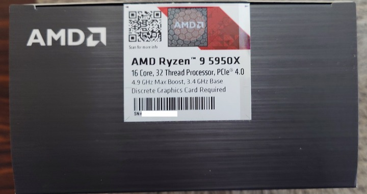 AMD R9 5950X CPU