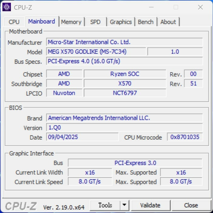 MSI MEG X570 GODLIKE 主機板