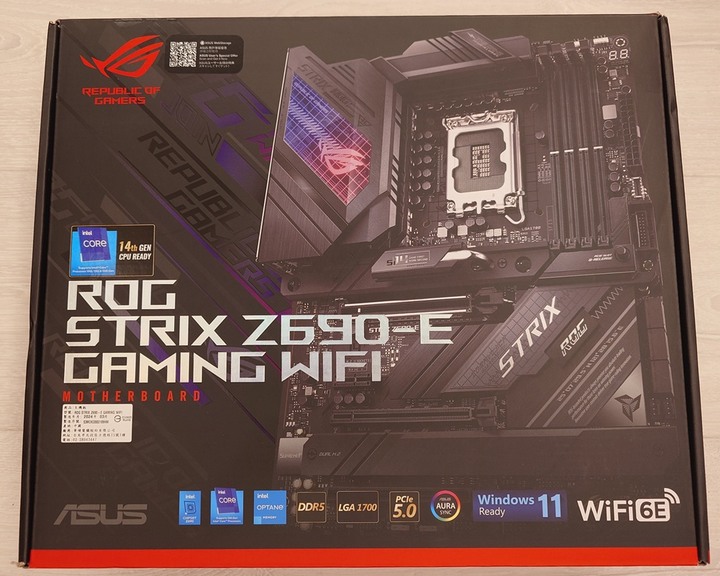 ASUS ROG STRIX Z690-E GAMING WIFI主機板