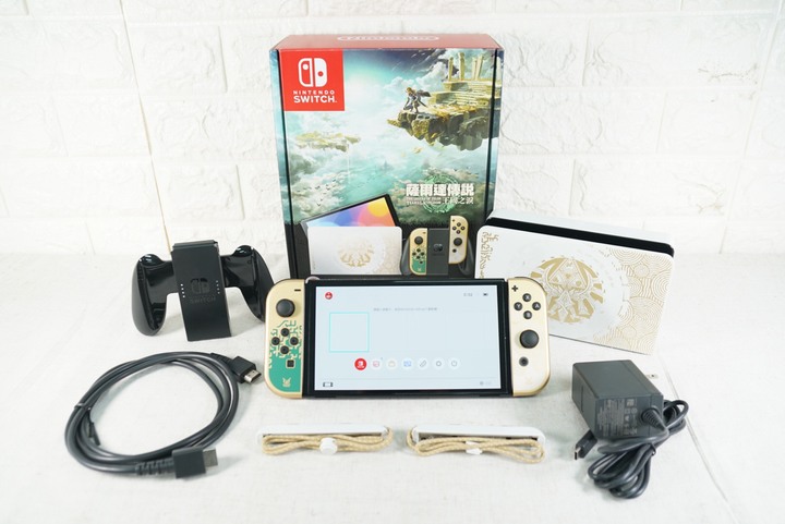 Nintendo Switch OLED 薩爾達傳說王國之淚款主機 HEG-001 台灣公司貨