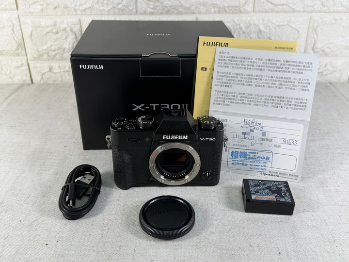 FUJIFILM X-T30 II 數位單眼相機 快門數1090