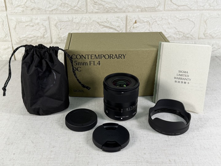 Sigma 15mm F1.4 DC Contemporary For Fuji X 公司貨 保固中