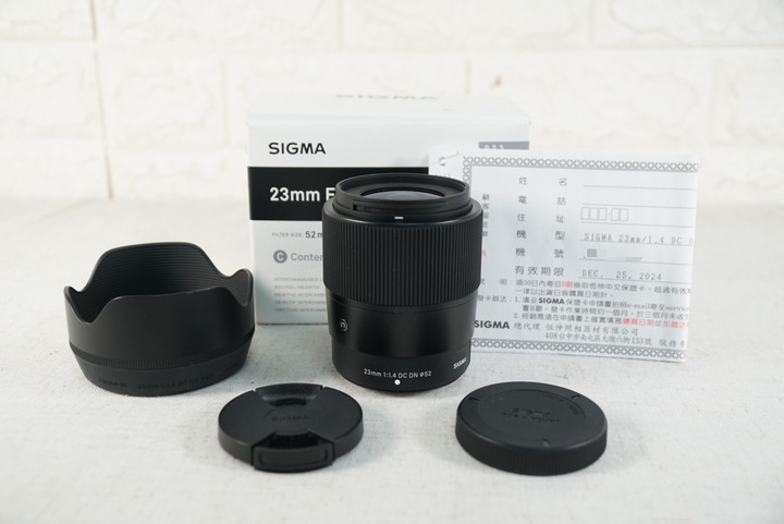 Sigma 23mm F1.4 DC DN 廣角定焦鏡頭 For Fuji X 公司貨
