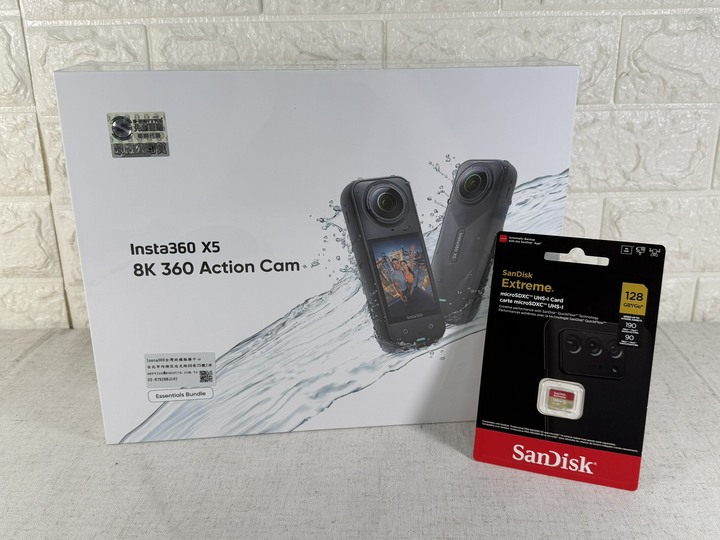 Insta360 X5 8K全景運動相機 萬能套裝 公司貨 全新未拆