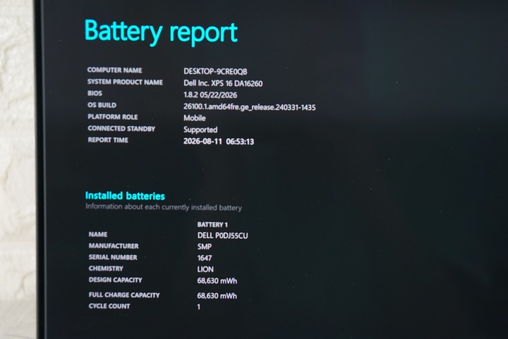 DELL XPS 16 DA16260 16吋3.2K觸控 UltraX7-358H/32G/1T 保固中
