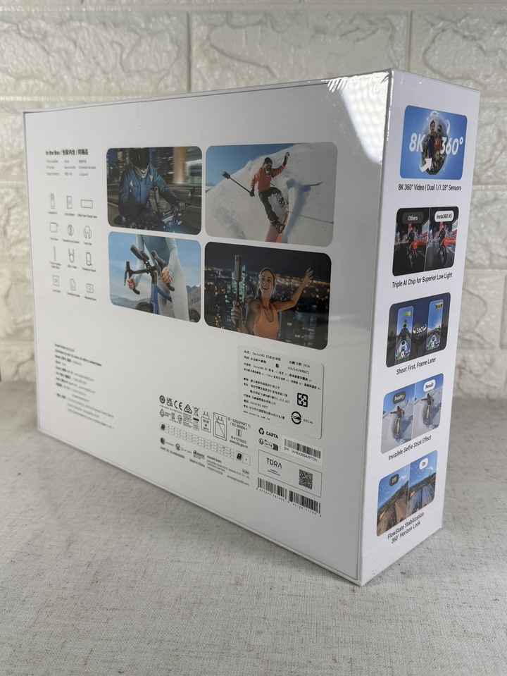 Insta360 X5 8K全景運動相機 萬能套裝 公司貨 全新未拆