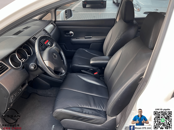 【2016年 Nissan Tiida 4D 1.6 豪華版】Nissan裕民 原廠認證中古車_台中龍富所