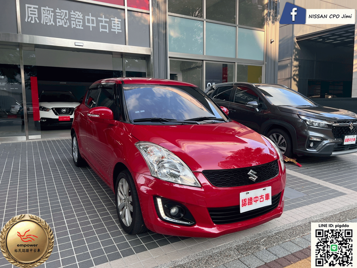 【2014年 Suzuki Swift 1.2 GLX】_Nissan裕民原廠認證中古車_台中龍富所