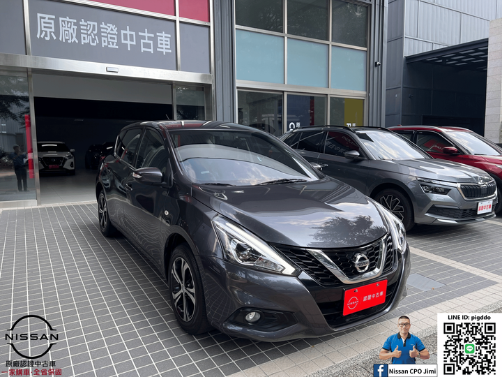 【2017年 Nissan Tiida 1.6 旗艦版】Nissan裕民 原廠認證中古車_台中龍富所