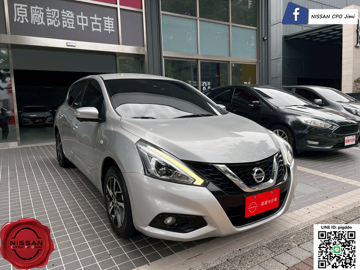 【2021年 Nissan TIIDA 1.6 旗艦版】Nissan裕民 原廠認證中古車_台中龍富所