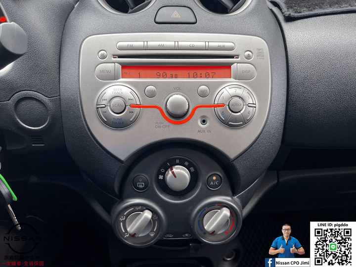 【2018年 Nissan March 1.5 傳奇版】Nissan裕民 原廠認證中古車_台中龍富所