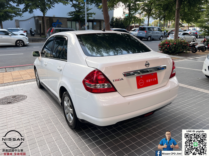【2016年 Nissan Tiida 4D 1.6 豪華版】Nissan裕民 原廠認證中古車_台中龍富所
