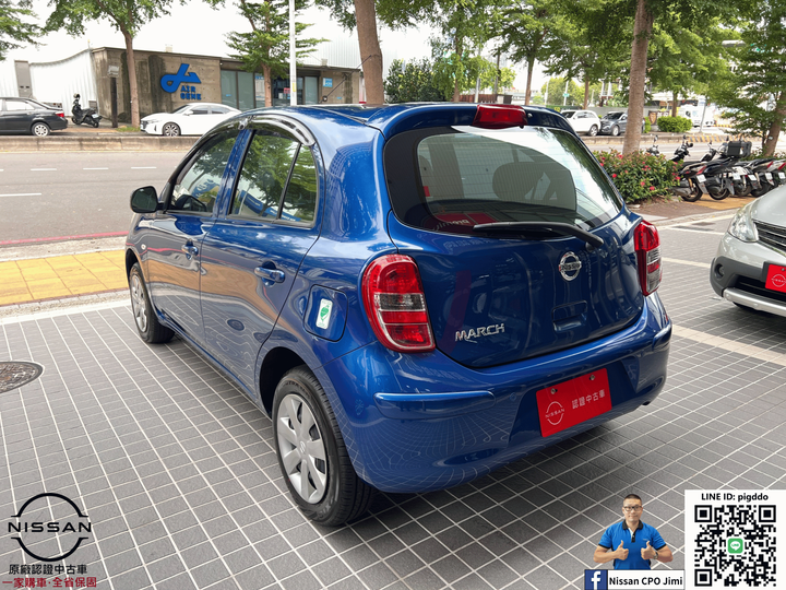 【2018年 Nissan March 1.5 傳奇版】Nissan裕民 原廠認證中古車_台中龍富所