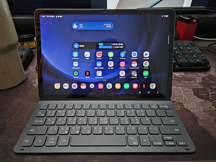 三星平板/SAMSUNG Tab S9 FE WIFI版 銀-8G/256G/10.9吋/SM-X510