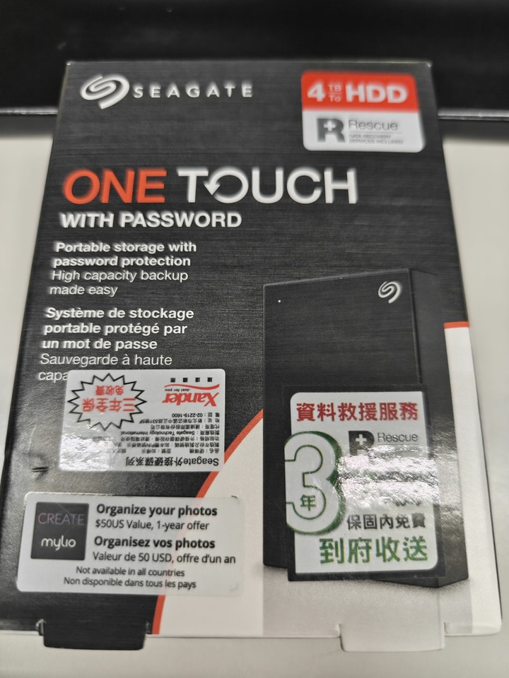 Seagate One Touch 4TB 行動硬碟-極夜黑 (STKZ4000400)