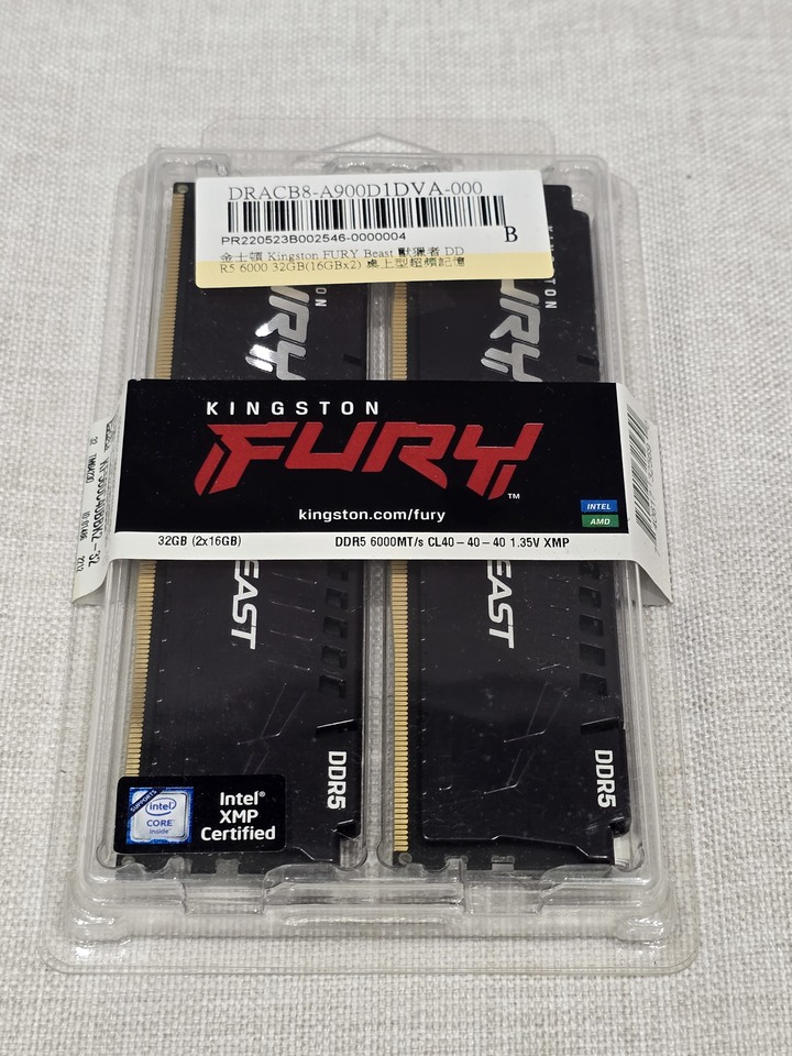 金士頓 Kingston FURY Beast 獸獵者 DDR5 6000 32GB(16GBx2)