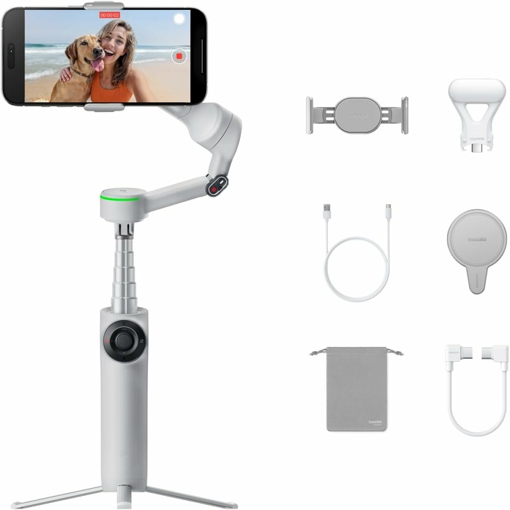 二手 Insta360 Flow 2 Pro 創作版 白色