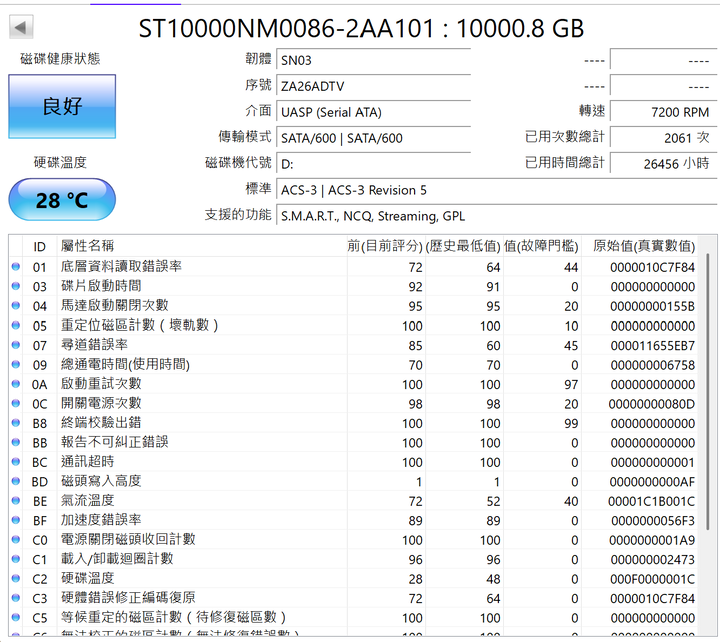 Seagate Exos 10TB 企業級硬碟