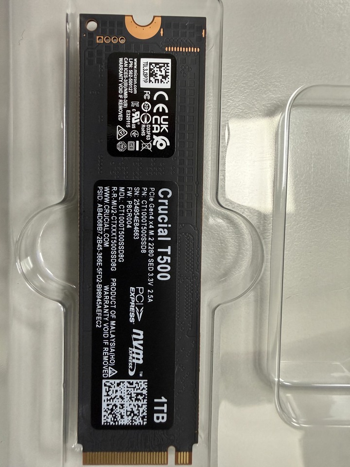 美光 T500 M.2 1TB