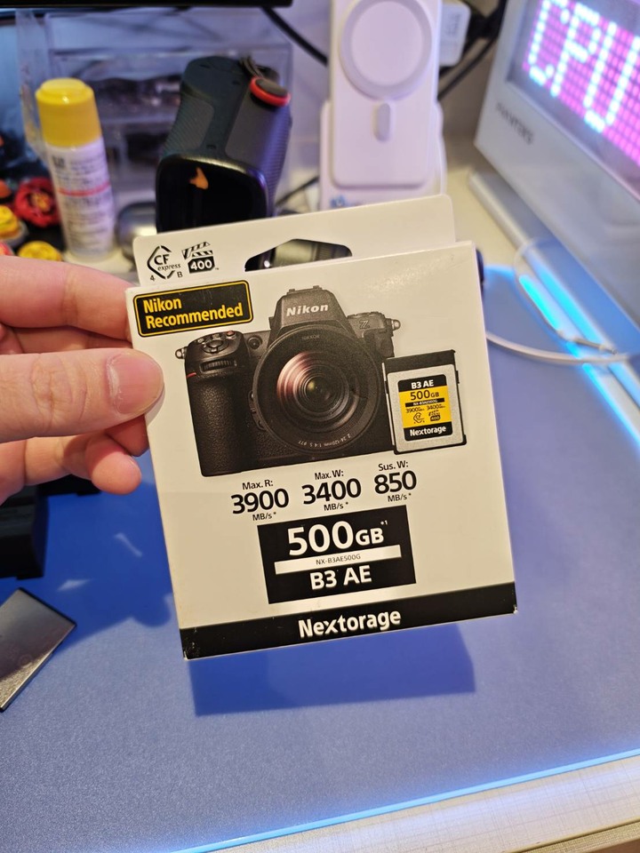 極新 稀有 NEXTORAGE CFExpress B3-AE 500G Type B 超高速記憶卡 Lexar