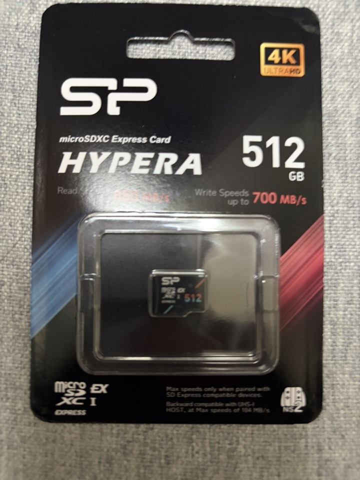 (NS2可用) Silicon Power 廣穎電通 Hypera microSD Express 512GB記憶卡
