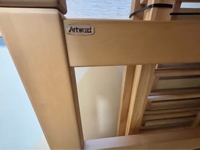 Artso 亞梭加拿大美檜實木雙層床架，上下舖(含床墊跟帳篷)