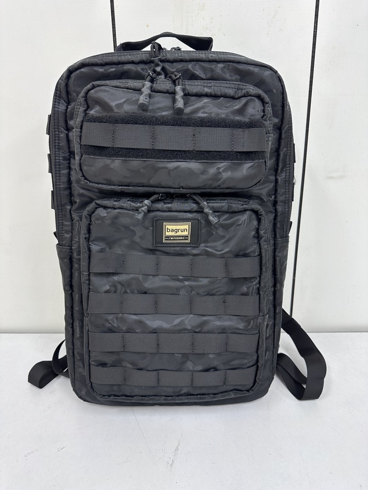 bagrun 潮流玩家軍風迷彩後背包