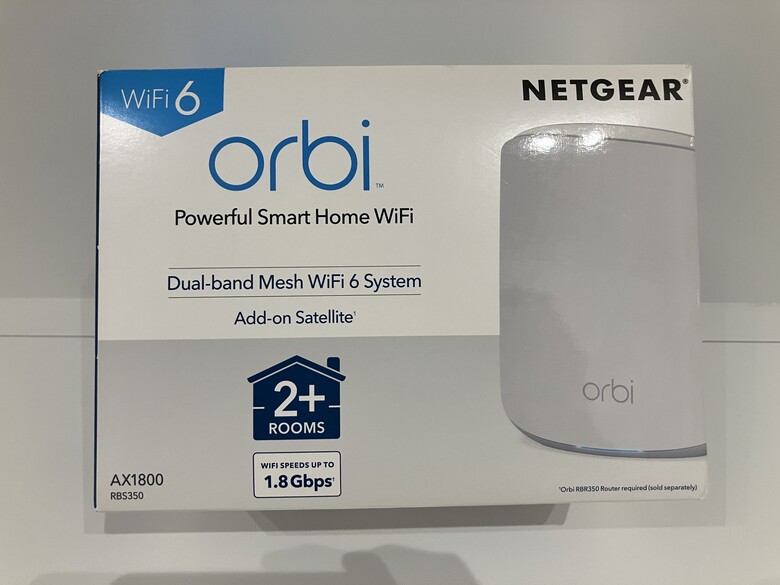 Netgear Orbi WiFi 6 Mesh RBS350 延伸衛星