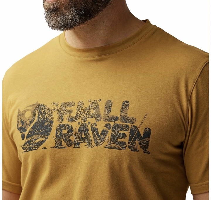 Fjällräven Lush Logo T-shirt 男S M L