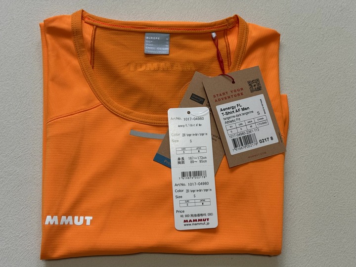 Mammut Aenergy FL超輕薄排汗衣男款S