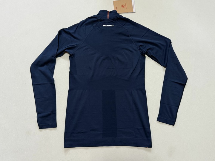 Mammut Trift 羊毛混紡立領長袖排汗衣 (女款) S.M
