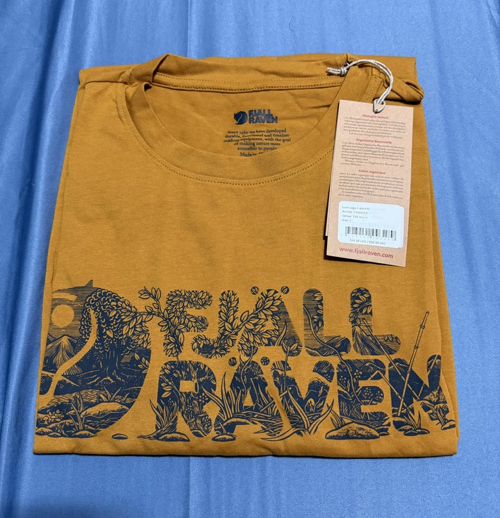 Fjällräven Lush Logo T-shirt 男S M L