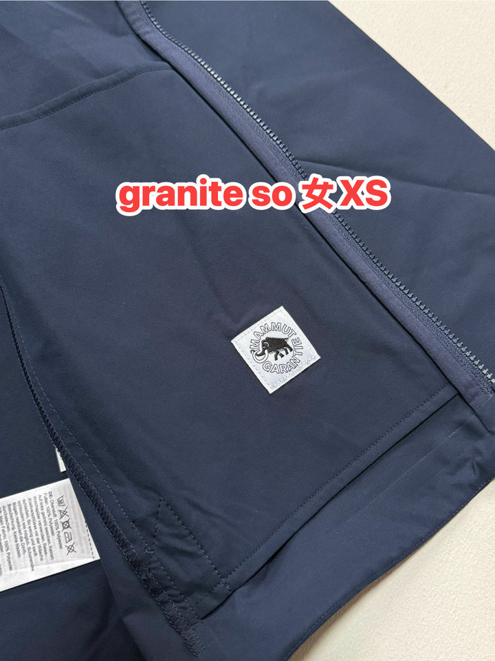Mammut granite SO AF超輕量軟殼風衣外套 女款XS