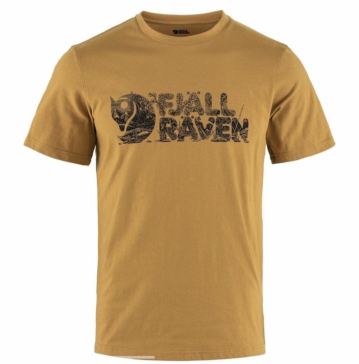 Fjällräven Lush Logo T-shirt 男S M L