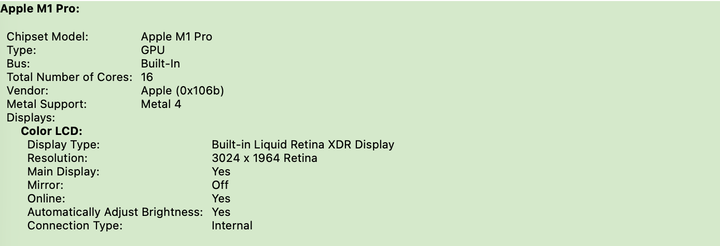 高階客製版 MacBook Pro 14 M1 Pro /16GPU/1TB 很新很乾淨