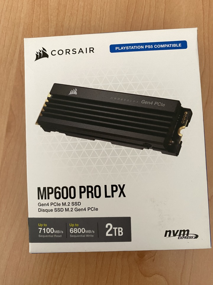 Corsair MP600 PRO LPX 2TB 電競SSD含散熱器(PS5可用）