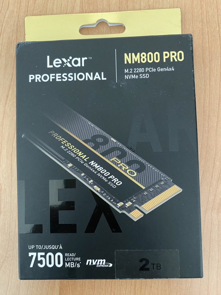 Lexar NM800 Pro 2TB SSD