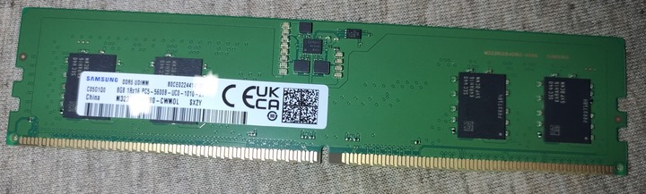 三星DDR5-5600 8G記憶體 HP完整套裝機加購