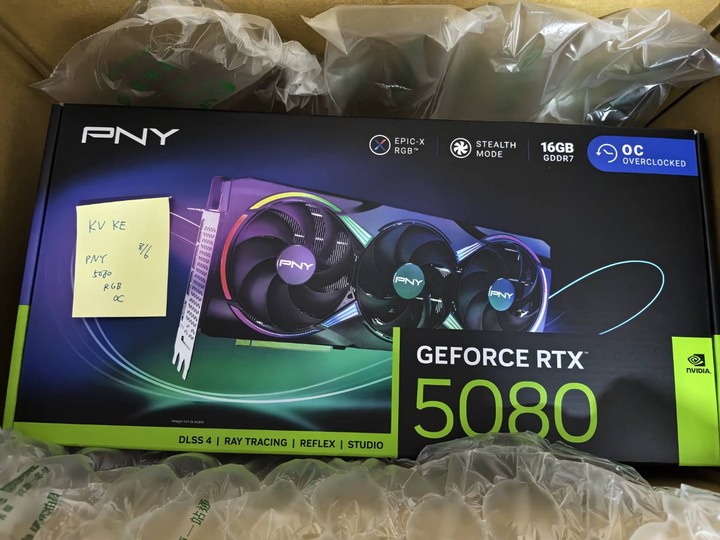 PNY RTX5080 ARGB EPIC-X RGB OC