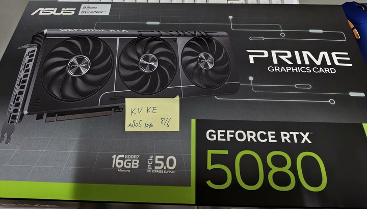 ASUS 華碩 PRIME RTX5080 16G 顯示卡