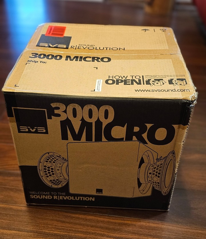 全新未拆 SVS 3000 Micro 重低音喇叭