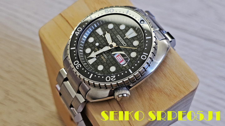 Seiko Prospex King Turtle SRPE05J1。綠海龜王。陶瓷圈+藍寶石鏡面。綠蠵龜。4R36-06Z0