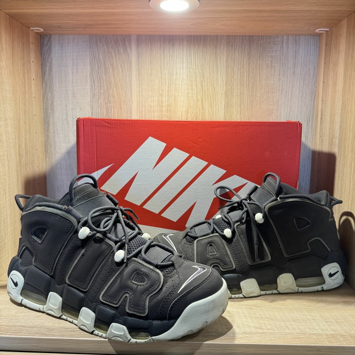 Nike Air More Uptempo 96 Dark Smoke Grey 灰藍 籃球鞋 大AIR 男鞋 運動鞋 FJ4181-001