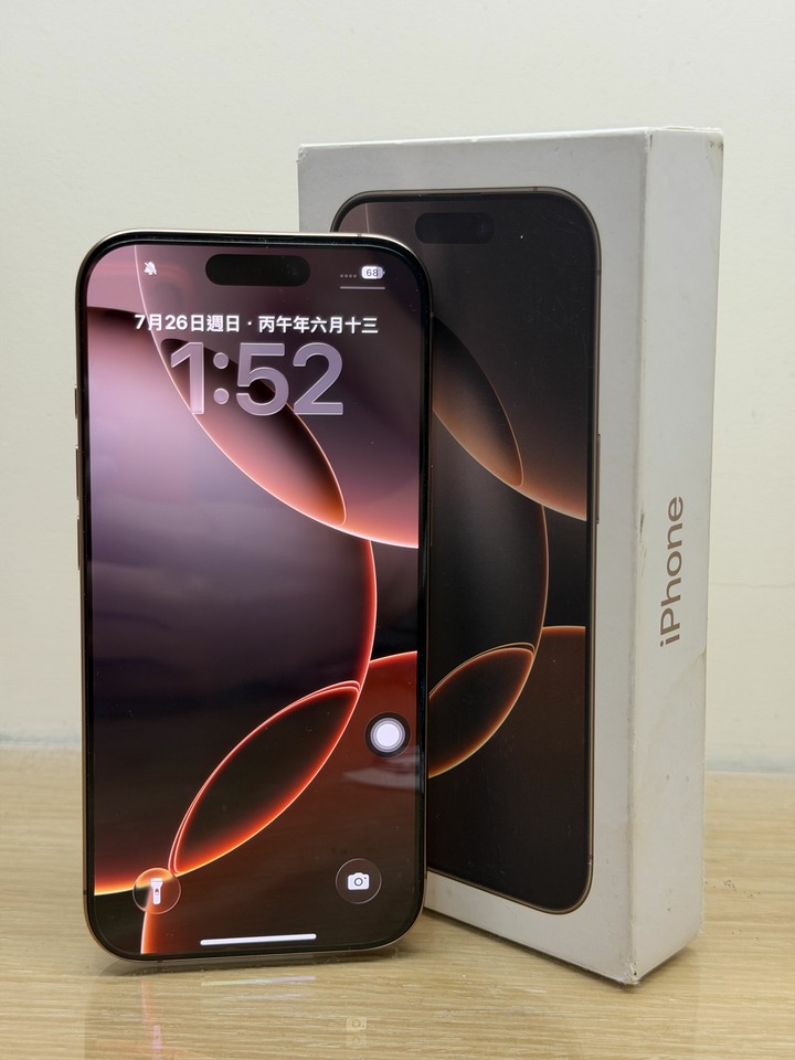 iPhone 16 Pro 256GB 沙漠色鈦金屬 電池94%