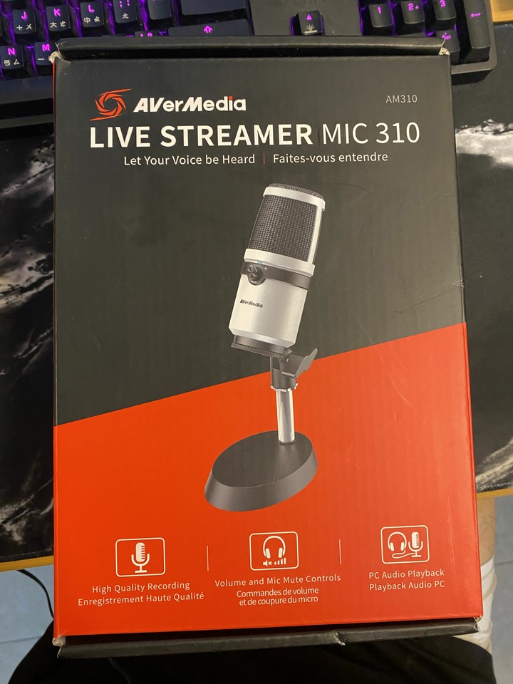 圓剛 am310 麥克風 購買送羅技logi 攝影機
