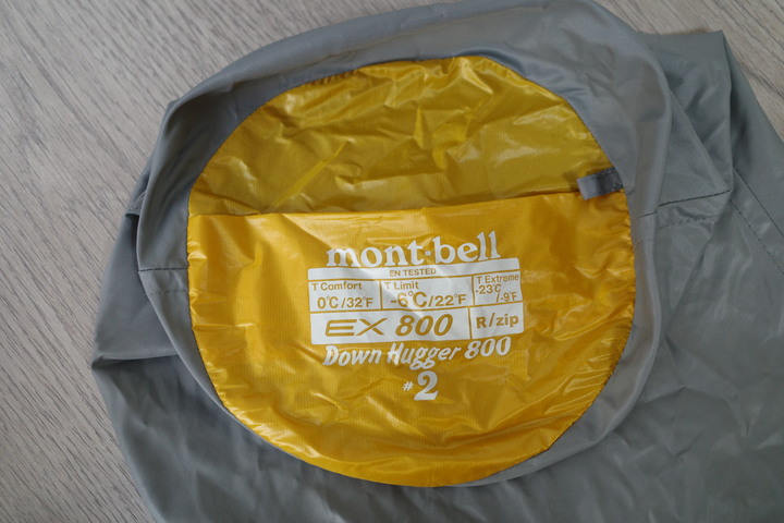 Montbell 睡袋 Down Hugger 800 #2