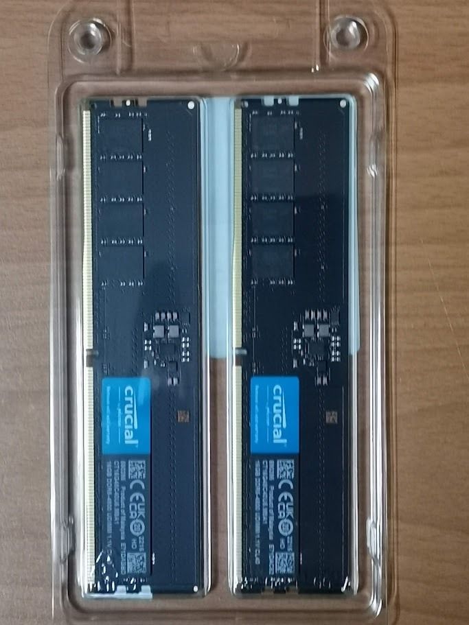 Micron 美光 Crucial DDR5 4800 32GB (16GBx2) 桌上型記憶體 (全新未拆)